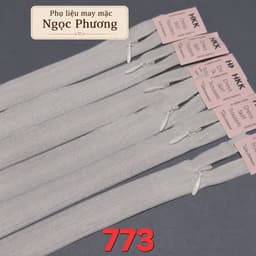 Dây kéo giọt lệ 25cm 40cm 50cm 60cm HKK (1 lố 12 sợi) 5