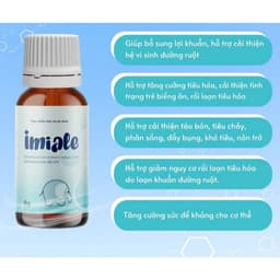 Imiale ( hộp  8ml ) Men vi sinh hỗ trợ cải thiện hệ tiêu hóa, tăng sức đề kháng > BUNBUN SHOP 1