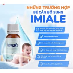 Imiale ( hộp  8ml ) Men vi sinh hỗ trợ cải thiện hệ tiêu hóa, tăng sức đề kháng > BUNBUN SHOP 3