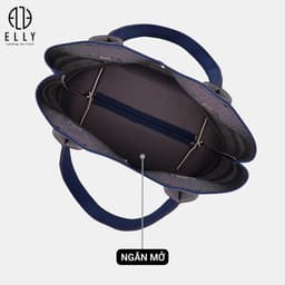 [Tặng hộp 20.10] Túi xách nữ ELLY EL373 túi đeo vai xách tay thời trang công sở bền bỉ cao cấp tiện dụng đựng đồ cá nhân 5