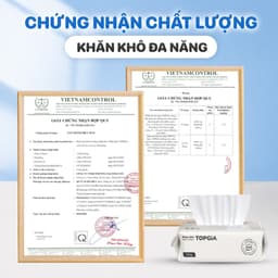 Combo 4 Bịch Khăn mặt khô TopGia Khăn tẩy trang dùng 1 lần,an toàn-lành tính phù hợp cho mọi làn da 2