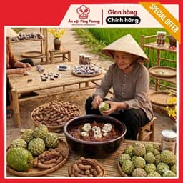 Mứt Mãng Cầu Me Loan Đặc Biệt, Mứt Qủa Na Mix Me Vị Chua Cay Ít Ngọt Có Hạt, Mứt Qùa Biếu Mứt Tết 3