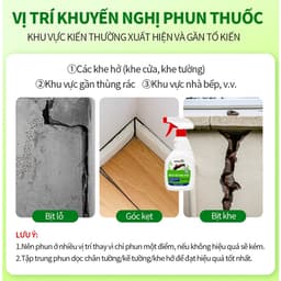 Xịt Kiến Gián Mối Mọt Đa Năng Sinh Học INDEXBIO 500ml – Loại Bỏ Côn Trùng Hiệu Quả, Lành Tính 4