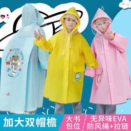 🌧️ ÁO MƯA TRẺ EM CÓ KÍNH CHE MẶT – CHỐNG MƯA, CHỐNG GIÓ HIỆU QUẢ 🌧️ 5