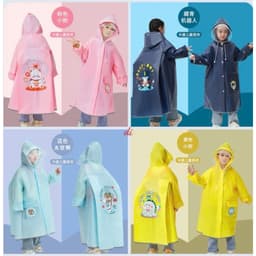 🌧️ ÁO MƯA TRẺ EM CÓ KÍNH CHE MẶT – CHỐNG MƯA, CHỐNG GIÓ HIỆU QUẢ 🌧️ 1