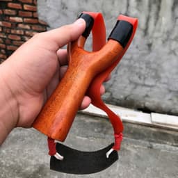 bộ Ná cao su gỗ căm xe tặng kèm 1 dây sỏi đá dày 2mm dài 25cm 6