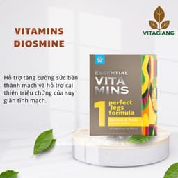 [Suy giãn tĩnh mạch]Thực phẩm bảo vệ sức khỏe Essential Vitamins 1 - Diosmine & Rutin Siberian 2