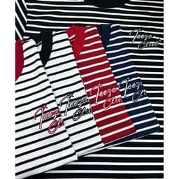 Áo thun kẻ sọc nam nữ Tzc Studio form dáng boxy phong cách unisex 9