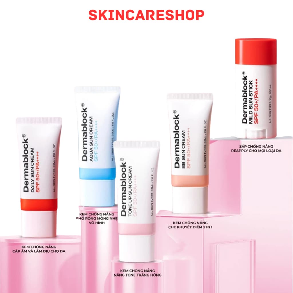 Kem Chống Nắng Dermablock SPF50+ PA++++ Hàn Quốc SKINCARESHOP