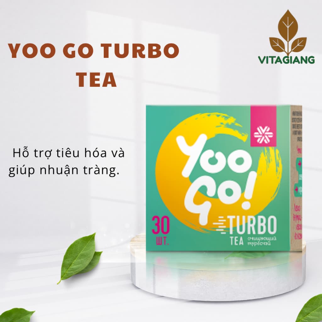 [Combo 3 hộp] Trà thải độc ruột Yoo Go Turbo Tea siberian wellness, trà cải thiện hệ tiêu hóa TD88