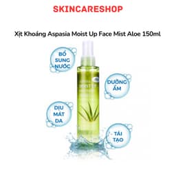 Xịt Khoáng Aspasia Moist Up Face Mist Aloe 150ml 1