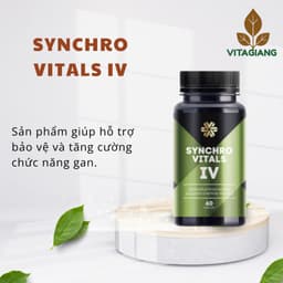 [Hỗ trợ gan]  Syn 4 - Thực phẩm bảo vệ sức khỏe Synchrovitals IV siberian – 60 viên TD88 2