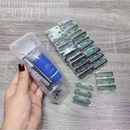 COMBO 36  Lưỡi Dao Cạo Râu + 1 Cán Dao Tặng 1 Lọ Gel Làm Mềm Râu ''T/LINH'' 8