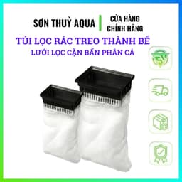 Túi Lọc Rác Treo Thành Hồ Cá Thủy Sinh Lưới Lọc Cặn Bẩn Phân Cá Thức Ăn Thừa Dễ Vệ Sinh Bể Cá Cảnh 1