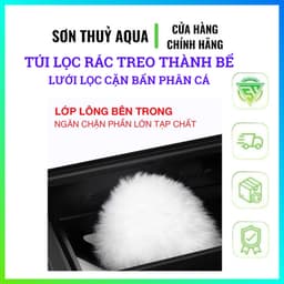 Túi Lọc Rác Treo Thành Hồ Cá Thủy Sinh Lưới Lọc Cặn Bẩn Phân Cá Thức Ăn Thừa Dễ Vệ Sinh Bể Cá Cảnh 4