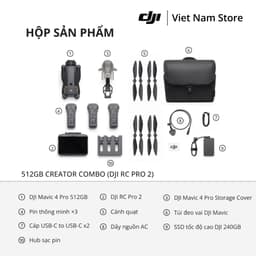 [Full VAT, CO, CQ] Chính Hãng Flycam DJI Mavic 4 Pro | Standard Combo camera Hasselblad 100MP 4