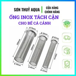 Ống Inox Tách Cặn Cho Bể Cá | Inox Chống Gỉ Cao Cấp | Phụ Kiện Lọc Hồ Cá Thẩm Mỹ 4