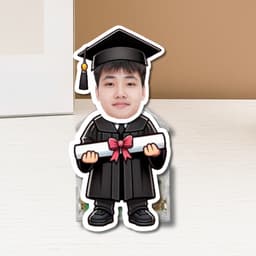 Quà tốt nghiệp, quà tặng học sinh - standee lắc đầu in theo yêu cầu hoạ tiết tốt nghiệp dễ thương 4
