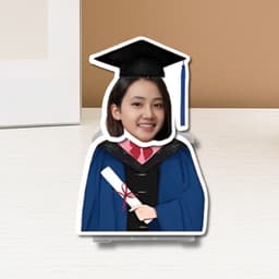 Quà tốt nghiệp, quà tặng học sinh - standee lắc đầu in theo yêu cầu hoạ tiết tốt nghiệp dễ thương 6