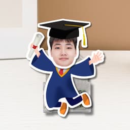Quà tốt nghiệp, quà tặng học sinh - standee lắc đầu in theo yêu cầu hoạ tiết tốt nghiệp dễ thương 7