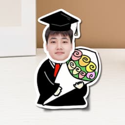 Quà tốt nghiệp, quà tặng học sinh - standee lắc đầu in theo yêu cầu hoạ tiết tốt nghiệp dễ thương 9