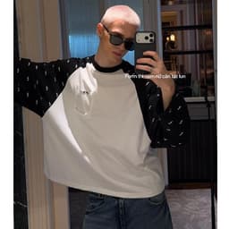 Áo tay dài form rộng 280GSM Whose Studio - Áo Phông Dài Tay Nam Nữ Cotton 100% MONO WHISPER LONGSLEEVE 3