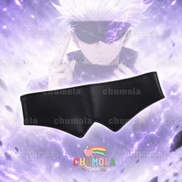 Bịt mắt GOJO SATORU mặt nạ in hình JUJUTSU KAISEN phụ kiện cosplay anime Chú thuật hồi chiến 1