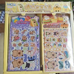Hộp 20 tấm sticker capy bara to 1