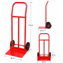 Xe đẩy hàng 2 bánh (3 nan dọc),Xe đẩy tiện lợi , dễ dàng sử dụng, xe chở hàng hóa nông sản chịu tải 250 kg, 1