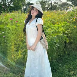 Áo Babydoll Tay Bồng Cổ Tim Dáng Bí Ngô Phong Cách Hàn Quốc Xinh Xắn NB158 8