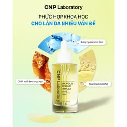 Tinh Chất Keo Ong CNP Laboratory Propolis Rescue Ampule 50ml Serum Phục Hồi Da Dầu Mụn Làm Dịu Da Sau Treatment 5