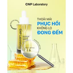 Tinh Chất Keo Ong CNP Laboratory Propolis Rescue Ampule 50ml Serum Phục Hồi Da Dầu Mụn Làm Dịu Da Sau Treatment 8