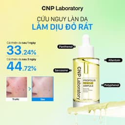 Tinh Chất Keo Ong CNP Laboratory Propolis Rescue Ampule 50ml Serum Phục Hồi Da Dầu Mụn Làm Dịu Da Sau Treatment 3