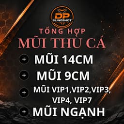 Đầu thu chơi cá các loại 9cm và 14cm hàng đẹp đảm bảo chất lượng 2