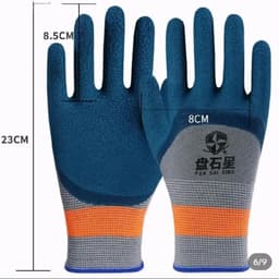 Combo 6- 12 Đôi Găng Tay Cao Su Bảo Hộ Lao Động Chống Tác Động, Chống Trượt - An Toàn, Bền Chắc 3