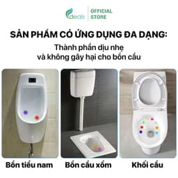 Gel khử mùi, khử khuẩn bồn cầu Power Gel Toilet Cleaner ECODEALS 70g - Sạch bóng, thơm mát suốt tuần 8