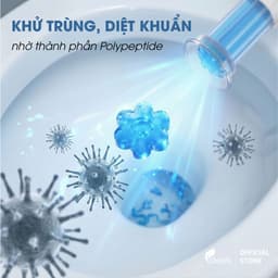 Gel khử mùi, khử khuẩn bồn cầu Power Gel Toilet Cleaner ECODEALS 70g - Sạch bóng, thơm mát suốt tuần 5