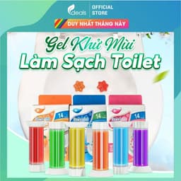 Gel khử mùi, khử khuẩn bồn cầu Power Gel Toilet Cleaner ECODEALS 70g - Sạch bóng, thơm mát suốt tuần 1