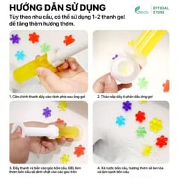 Gel khử mùi, khử khuẩn bồn cầu Power Gel Toilet Cleaner ECODEALS 70g - Sạch bóng, thơm mát suốt tuần 9