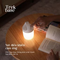 Đèn cầm tay đa năng pin 24h 9 chế độ sáng Velix Trek Base | Đèn cắm trại dã ngoại tích điện 8