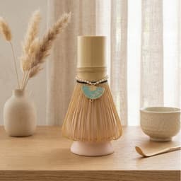 Charm treo chasen thủ công (không bao gồm chasen) hoa sakura. Phụ kiện handmand trang trí chổi tre matcha - Majehome 4