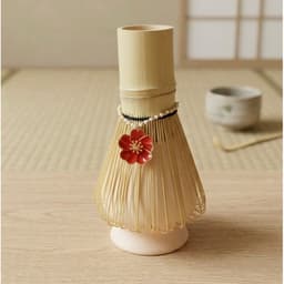 Charm treo chasen thủ công (không bao gồm chasen) hoa sakura. Phụ kiện handmand trang trí chổi tre matcha - Majehome 6