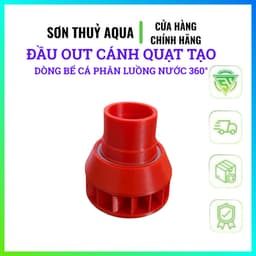 Đầu Out Cánh Quạt Tạo Dòng Bể Cá tràn trên tràn dưới – Phân Luồng Nước 360° – Tăng Oxy, Giảm Cặn Bẩn 7