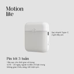 Đèn Led cảm biến chuyển động Velix Motion Lite | Đèn cảm ứng dán tường, cầu thang, tủ quần áo 6
