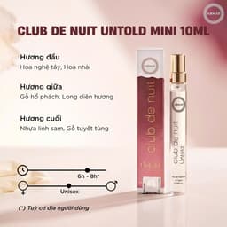 [Minisize] |  Nước hoa Club De Nuit Untold Mini 10ml 1