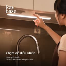 Đèn led thanh không dây gắn nam châm 40cm Velix Ray Base | Tích điện 3000mAh 10W 410 Lumen 5