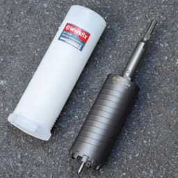 Mũi rút lõi có định tâm WORKFIX WF-RL63M, Kích thước 63x155mm, Chuôi dài 13cm, Có rãnh thoát phôi 5