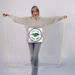 ÁO MƯA CHOÀNG TRONG SUỐT, BO VIỀN PHẢN QUANG 4