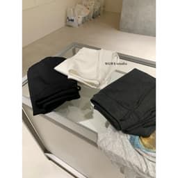 [SẴN] 𝑻𝒉𝒆𝑴𝒂𝒚 x 𝐖𝐆𝐖𝐄/ Quần Nỉ Ống Suông Nữ WG.WE 9337 Chất Mát Ống Rộng Cạp Cao Lưng Thun Dáng Dài Tôn Dáng 3