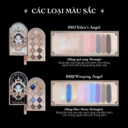 [Sẵn - Hỏa Tốc] 👼 Bảng Phấn Mắt Thiên Thần Little Angel Flower Knows Màu #01 4